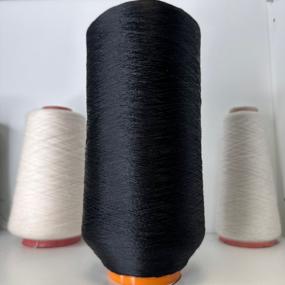 TRAMA CORDONETTO; 100% шёлк; 4000м/100гр; col. 1R NERO, цвет: черный