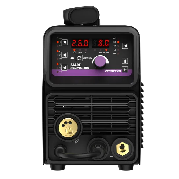 OSA START miniMIG 200 Сварочный полуавтомат 2W202 — полупрофессиональный сварочный полуавтомат для монтажников, 200 А