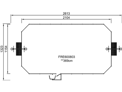 Площадка MUGA, 13x26 - WPC