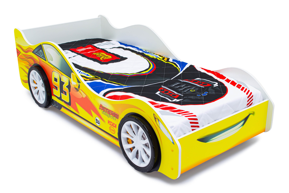 Кровать машина Бельмарко Тачка желтая