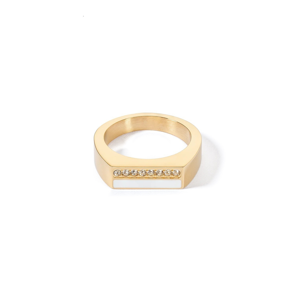 Кольцо Coeur de Lion White-Gold 0133/40-1416 52