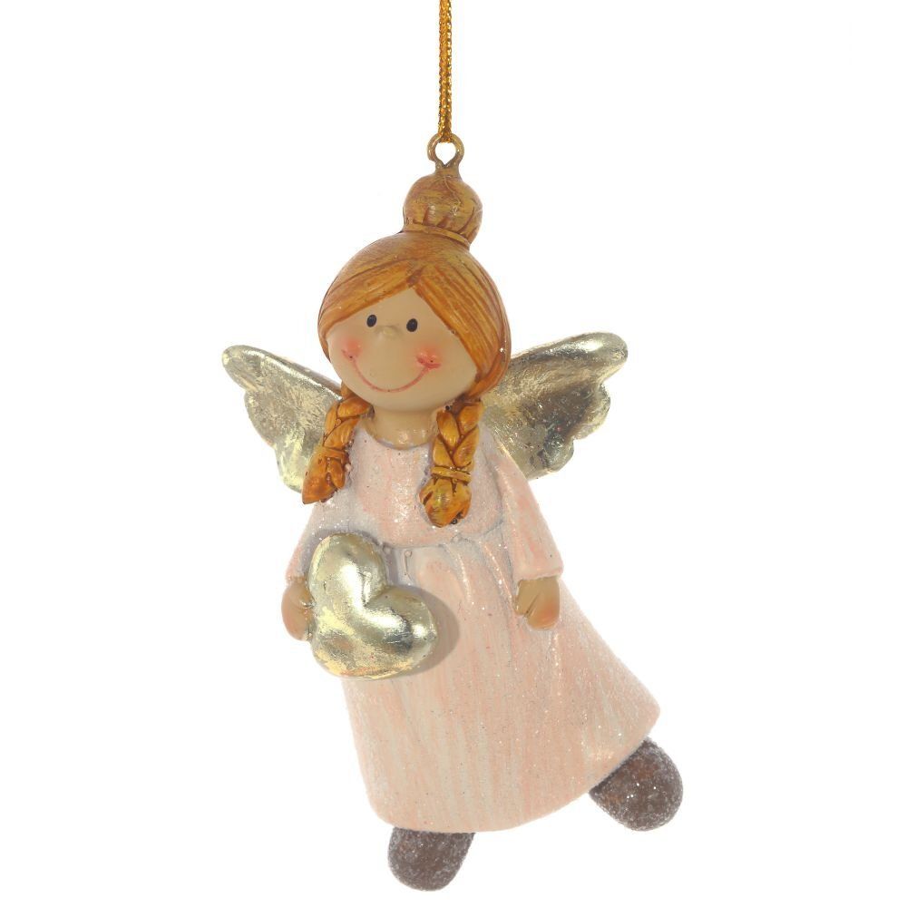 GAEM Украшение новогоднее "Ангелочек, L5,5 W3 H9 см, 3в.
