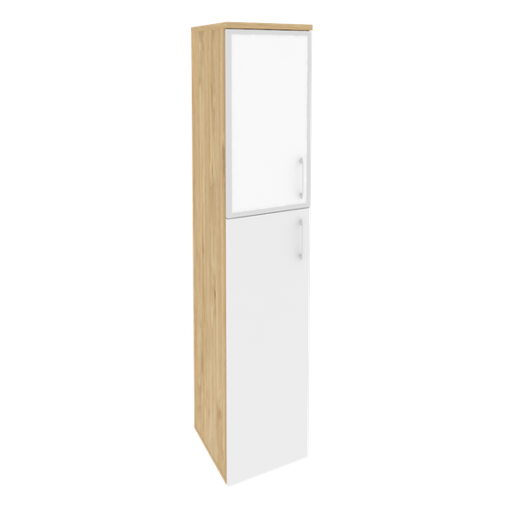 Оникс Шкаф высокий узкий левый O.SU-1.7 R (L) white  400*420*1977