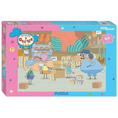 Пазл 360эл. "Отель у Овечек" (АО "СТС") (Степ пазл)