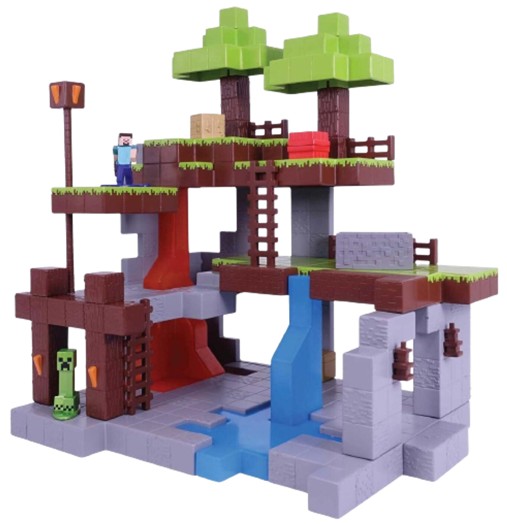 Фигурки Jada Toys Nano Scene Minecraft 1.65" With 2 Figures