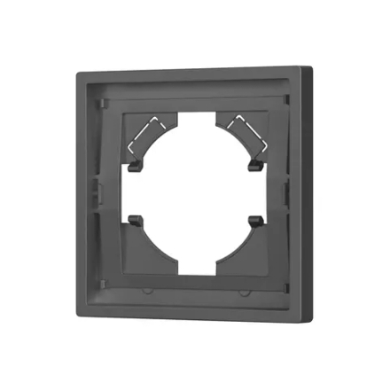 Рамка пластиковая FRM-TENDO-SFPL-1-GR (Arlight, Матовый графитовый) 054644