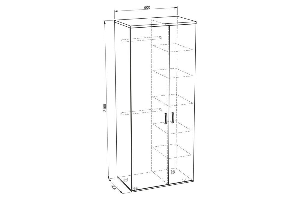 Детская «Манхэттен» (ясень шимо т./ясень шимо с.), ЛДСП/МДФ, Мебельсон