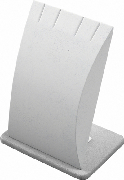 Подставка для 4 подвесок/прорези/квадратное основание/ф.№1 (ПЭТ карман)/89*64*120 мм.