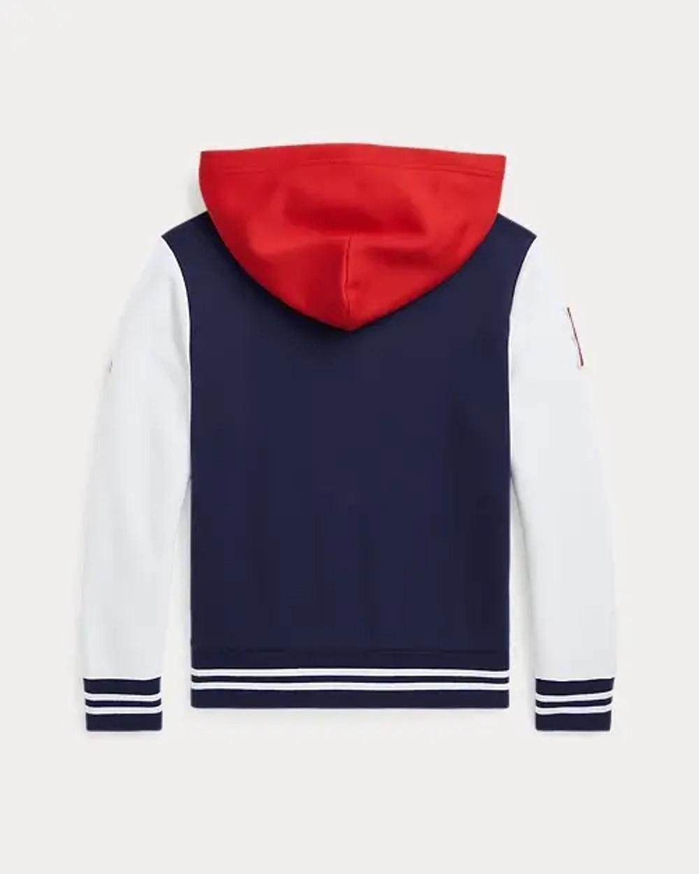 Толстовка с бейсбольным дизайном и нашивками Ralph Lauren