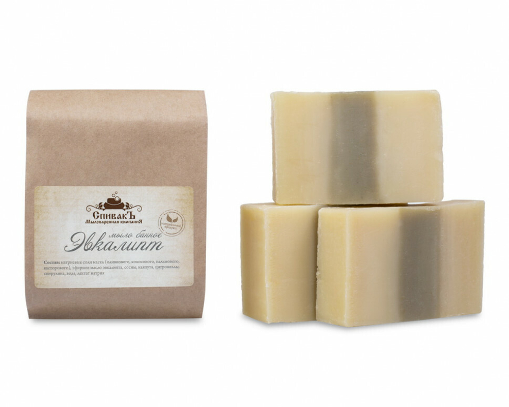 Мыло Банное Эвкалипт, 100 г (2,15 б)