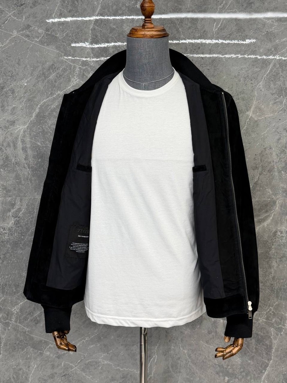 Замшевая куртка Ermenegildo Zegna