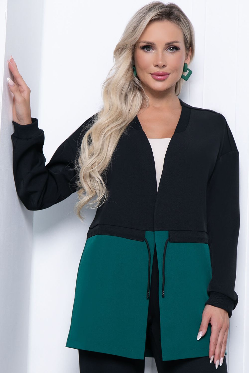 Жакет "На стиле" (изумруд) ХИТ Б7214 LT Collection (Акция)