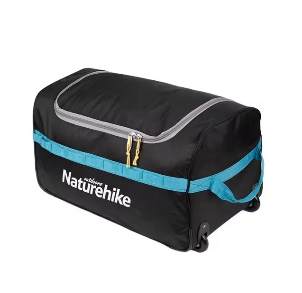 Сумка дорожная Naturehike А027, с колесами,110 л., черная