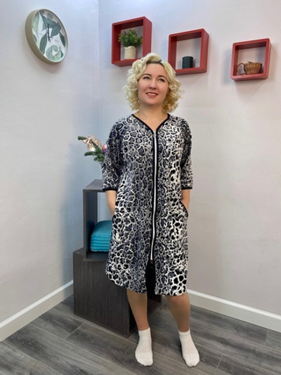 Халат женский "Д-168 В.П" молния (Дарья)