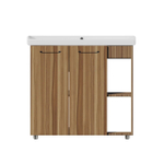 Тумба ORBITA-4 NEO 80 под раковину ZT-0861 Графит/Дерево