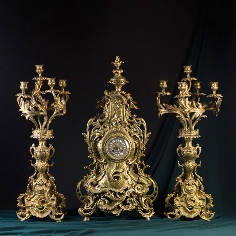 Антикварный кабинетный/каминный гарнитур