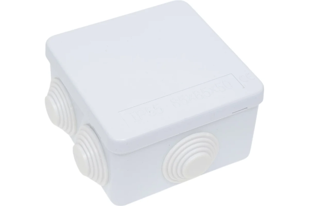 Разветвительная коробка STEKKER EBX30-01-65, 7 мембранных вводов, IP65, светло-серая 39553