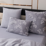 Комплект постельного белья Делюкс Сатин 100% хлопок на резинке LR607