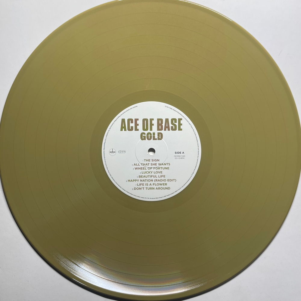 Ace Of Base ‎– Gold (Англия 2019г.) Gold