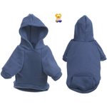 Кофта - толстовка для мелких пород собак «BRO Style», цвет тёмно - синий, р M (на флисе)