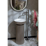 Зеркало овальное Armadi Art Modern 60*110 568-GM подсветка, сенсор, антизапотевание, GUN METAL