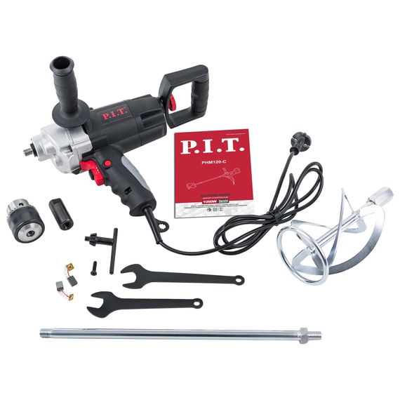 Дрель-миксер PIT PHM120-C МАСТЕР (низкооб1050Вт,0-550об, регул. ск.,насадка,патрон 16мм) купить в Москве и Московской области по низкой цене с доставкой по России — (3) Дрель-миксер PIT PHM120-C МАСТЕР (низкооб1050Вт,0-550об, регул. ск.,насадка,патрон 16мм) — (3)