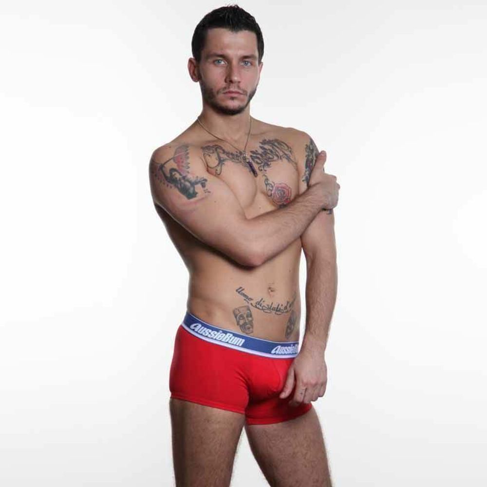 Мужские трусы хипсы Aussiebum Wonderjock Hip Red AB00129