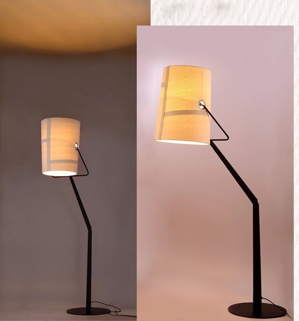 Напольный дизайнерский светильник  Diesel Fork by Foscarini (серый)