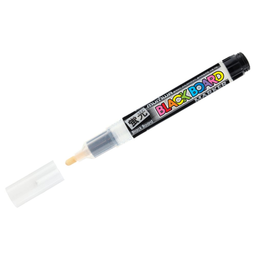 260039 MunHwa Маркер меловой Black Board Marker белый, 3мм, водная основа | Канцтовары