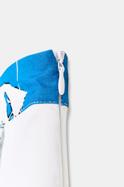 ZARA ЮБКА МИДИ С ПРИНТОМ И СКЛАДКАМИ, РАЗНОЦВЕТНЫЙ