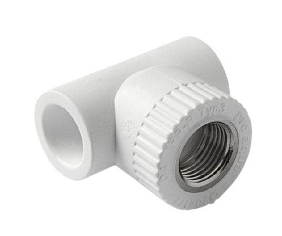 Тройник комбинированный Pro Aqua 25х3/4" ВР с внутренней резьбой полипропиленовый