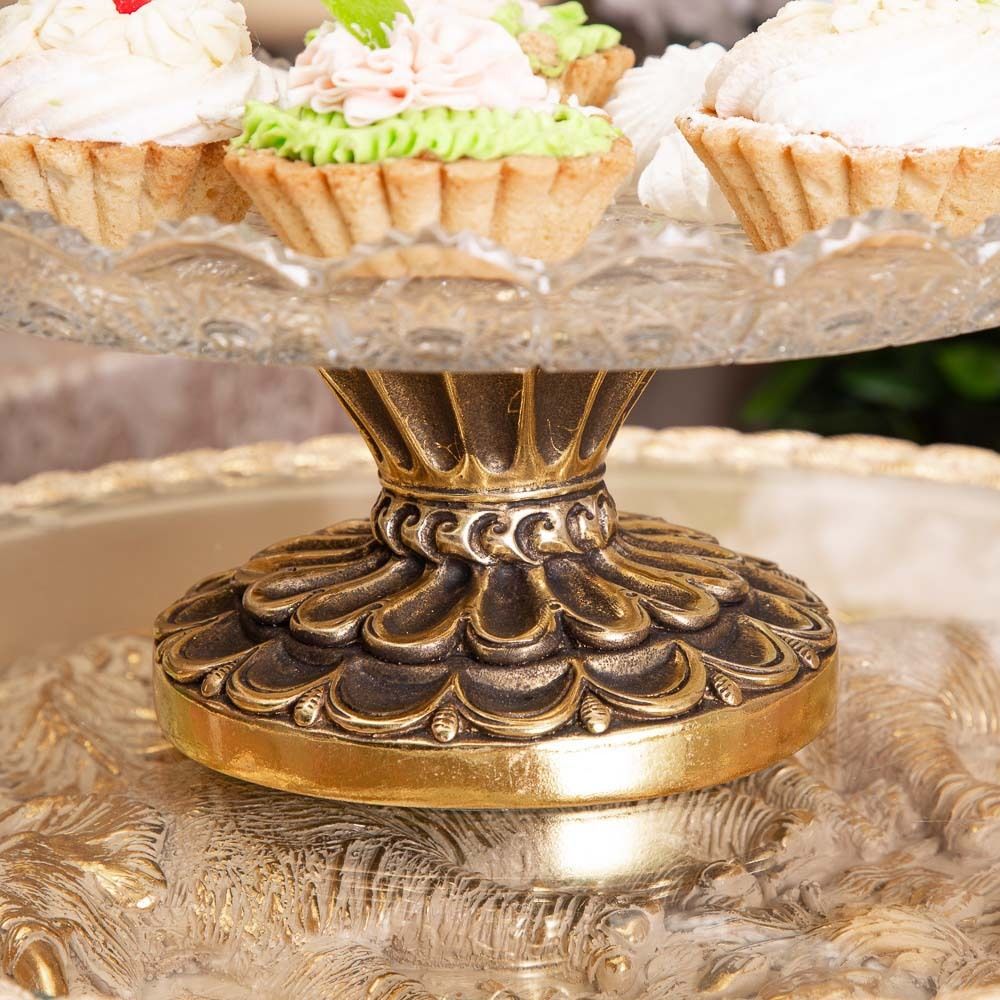 Фруктовница-конфетница Классика Бронза