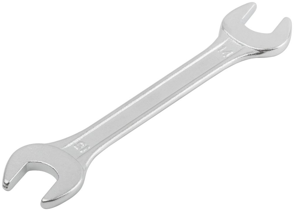 63483 Ключ рожковый "Хард" , хромированное покрытие 14х15 мм FIT