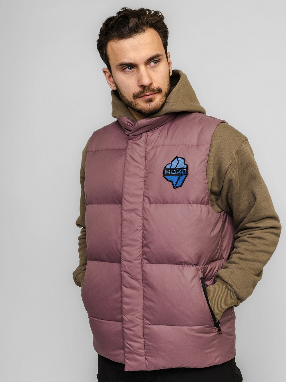 Жилет "НОХО" утеплённый, унисекс, цвет "Лиловая дымка"