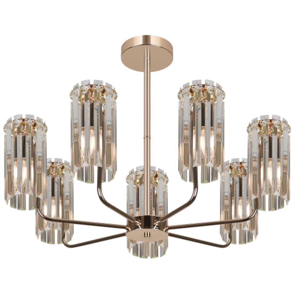 Люстра Rivoli Zoe 1064-307 7хЕ14 40 Вт хрусталь | Rivoli