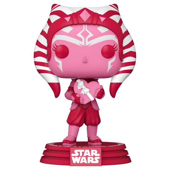 Фигурка Funko POP! Bobble Star Wars Valentines Ahsoka (496) 60120 / Фигурка Фанко ПОП! по мотивам вселенной "Звёздные войны", Асока Тано (Валентинка)