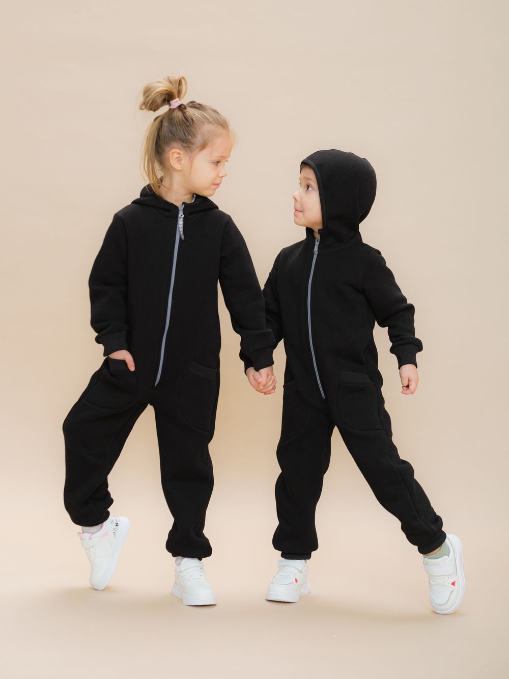 Комбинезон утепленный (Черный)*