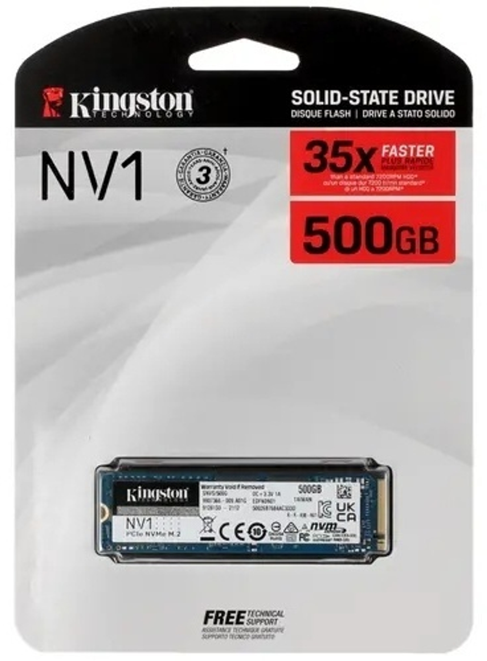 SSD Kingston SNVS/500G 500 ГБ