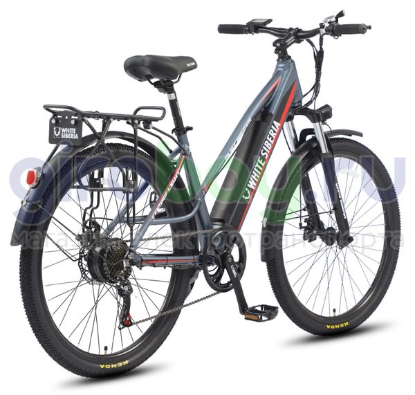 Электровелосипед WHITE SIBERIA CAMRY LIGHT 36V/11A 500W Snegir (Синий) фото №3