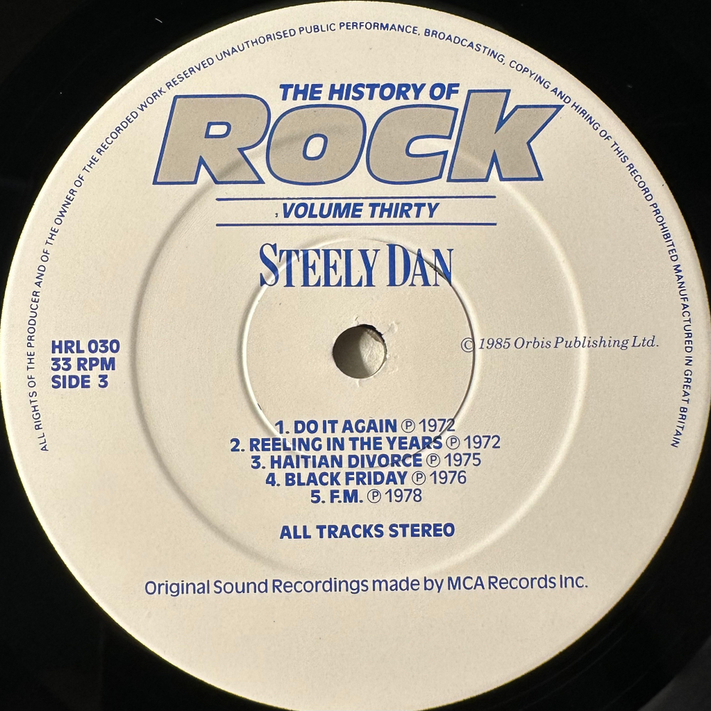 The History Of Rock 30 (Англия 1985г.) 2LP