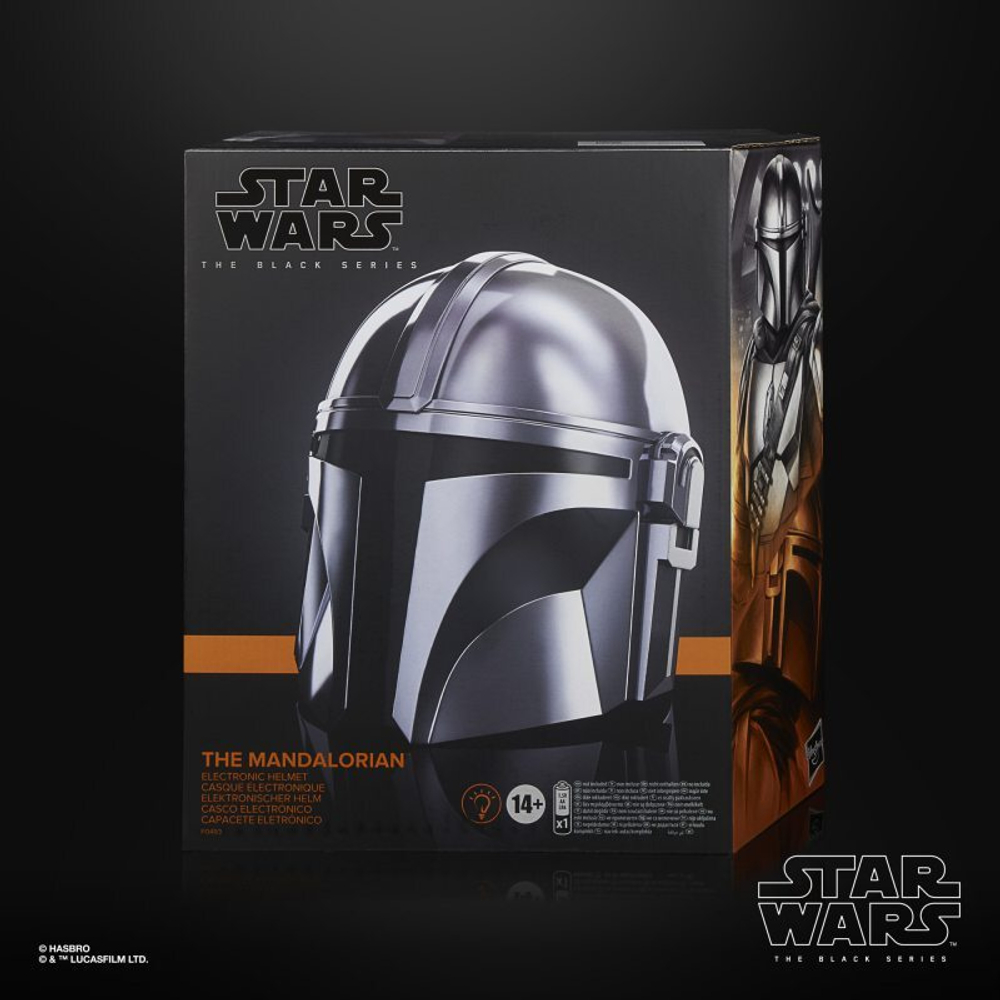 Star Wars The Black Series - Электронный шлем-шлем The Mandalorian LIGHT F0493