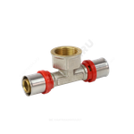 Тройник МП латунь никель пресс Дн 26х1/2"х26 ВР ГОСТ 32415-2013 8011 Aquasfera 8011-04
