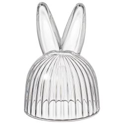 БЛЮДО НА НОЖКЕ С КРЫШКОЙ "RABBIT FAMILY" 12*12*23,5 СМ