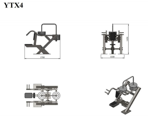 Уличный тренажер Жим вверх YTX4