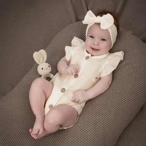 Боди с крылышками из муслина