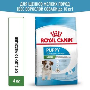 Сухой корм Royal Canin Mini Puppy для щенков мелких пород в возрасте до 10 месяцев