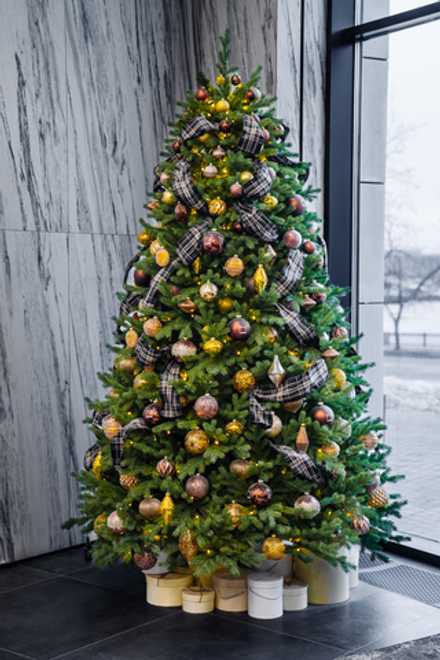 Дизайнерская ель «Элегантный шик»