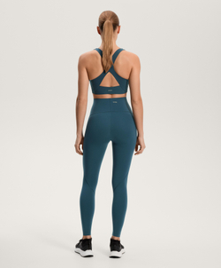 OYSHO Компрессионные легинсы Compressive Basic до щиколотки, длина 65 см, морской темно-синий