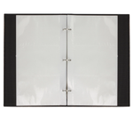 Фотоальбом BRAUBERG на 156 фото 10х15 см, под гладкую кожу, на кольцах, коричневый, 390470