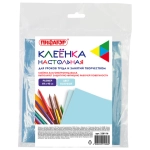 Клеёнка настольная для уроков труда, ПВХ, голубая, 69х40 см